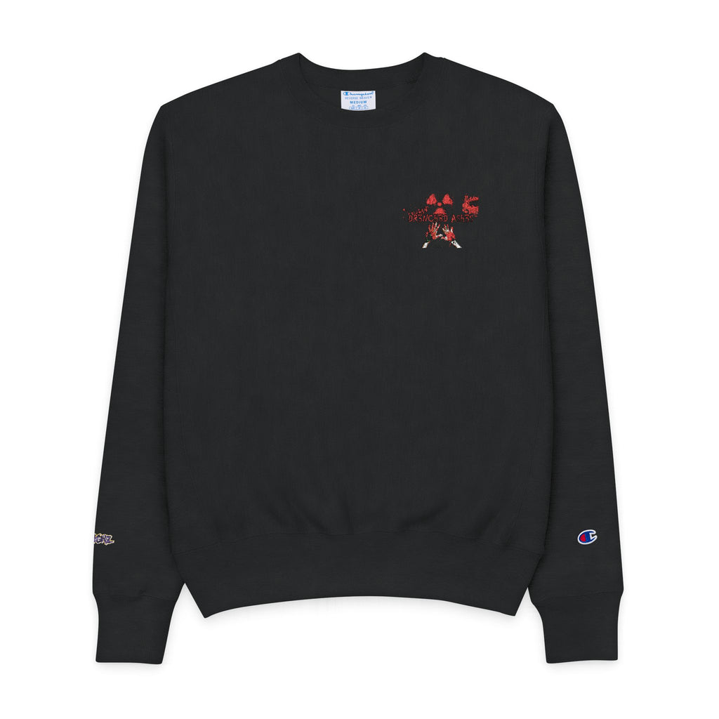 Men's Champion Crewneck Sweatshirt - Killer and Drenched Ashes Design