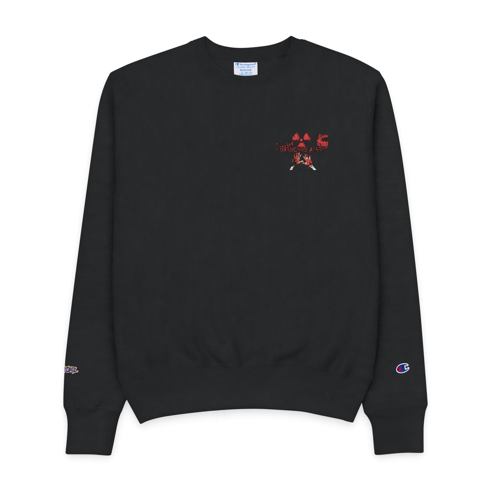 Men's Champion Crewneck Sweatshirt - Killer and Drenched Ashes Design