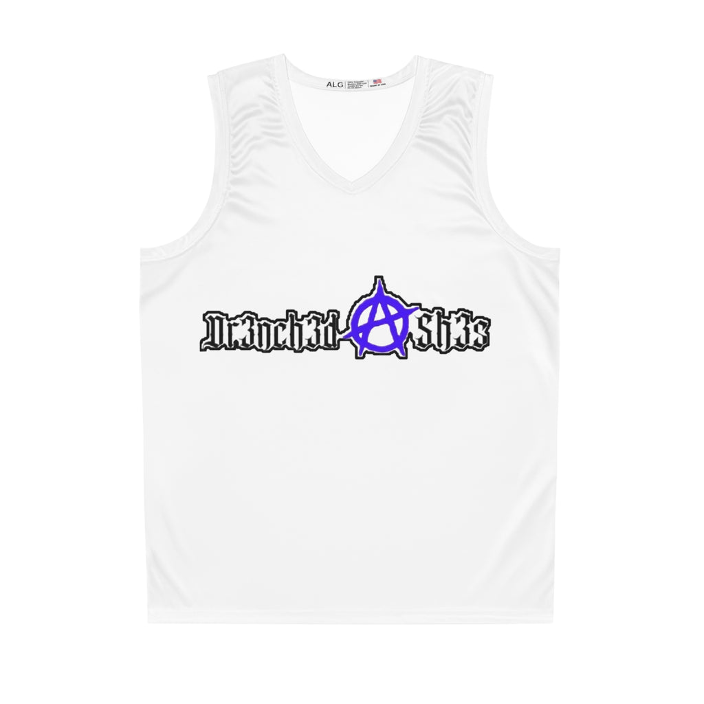 Anarchy Kills Basketball Jersey | Unisex Sportswear, Cool Athletic Gear, Street Style Apparel, Unique Gift for Sports Lovers