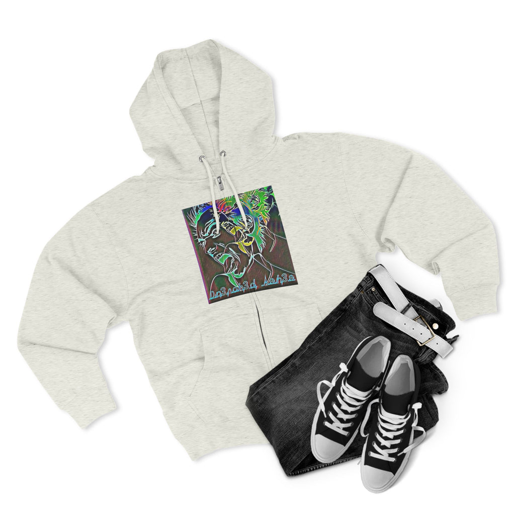 Dr3nch3d ash3s unisex zip up hoodie